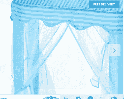 Kids Princess Castle Play Tent Hexagonal Play House Outdoor Indoor Playhouse blue