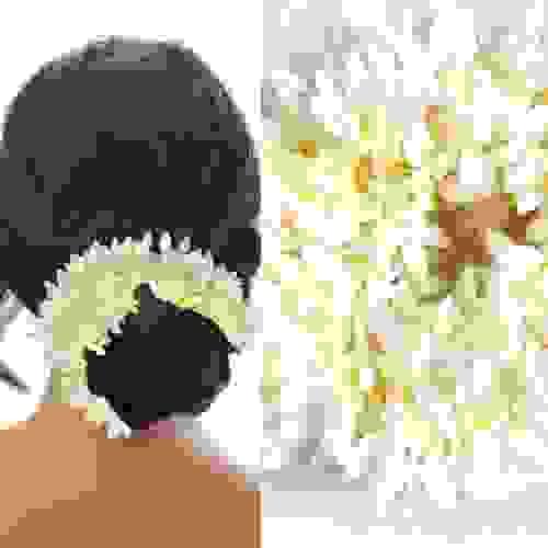 White Gajra/ Artificial Flower STYLES