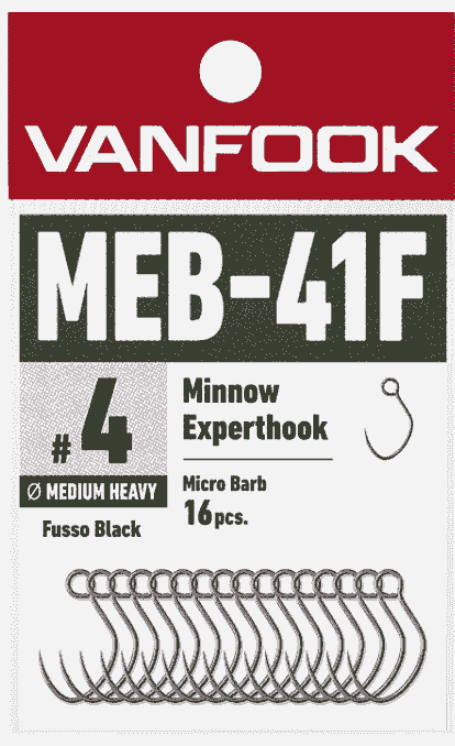 VanFook MEB-41F Minnow Expert Medium-Heavy – Size #8 (16-pack)