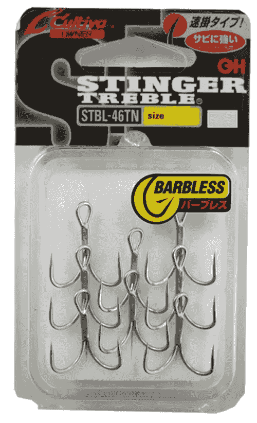 Owner Cultiva STBL-46TN Stinger Treble #4  #5  #6  #8 (Barbless)