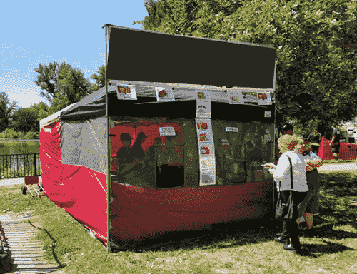 10 x 10 Food Vendor Booth