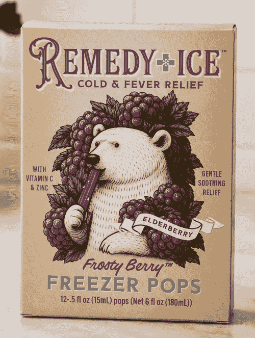 Remedy Ice for Cold & Fever (12 Pops)