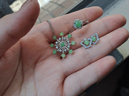 晴水綠套裝