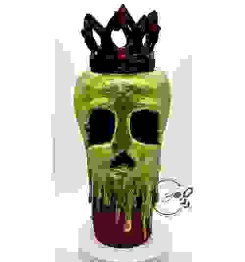 Poison Rotten Apple Tumbler Glow-in-the-Dark Handmade Halloween 20oz Tumbler