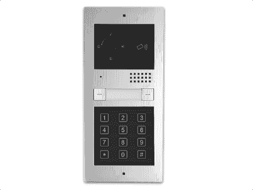 2 Wire Apartment Doorbell with 2 Call Buttons, password & RFID Access