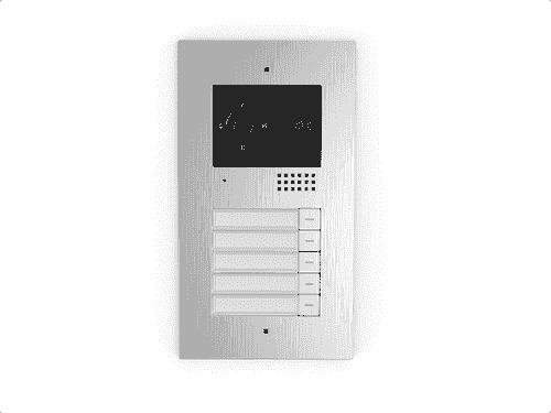 2 Wire Apartment Doorbell with 5 Call Buttons & RFID Access