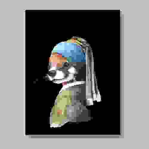 Ferret With A pearl Earring