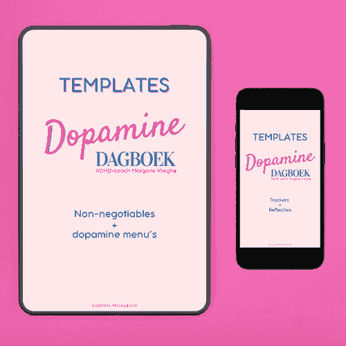 ADHD Templates – Dopamine Dagboek: Trackers, reflectietools + Dopamine Menu’s (PDF Bundle)