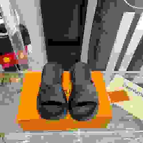 Louis Vuitton Black Men Sandals