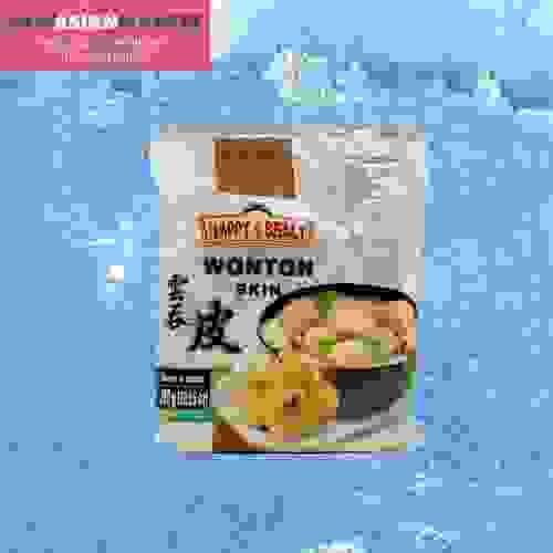 FRO0250 WONTON PASTRY 9cm 300g HAPPY BELLY