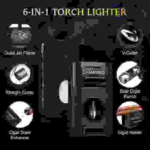 CIGARBRO COBRA 6-in-1 Table Lighter (October 2026 PRE-ORDER)