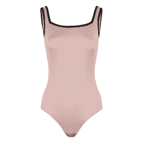 Color-Block Tank Leotard