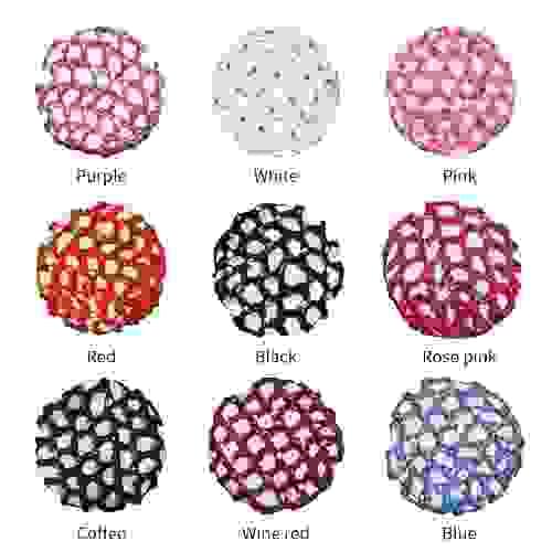 Bun cover with strass