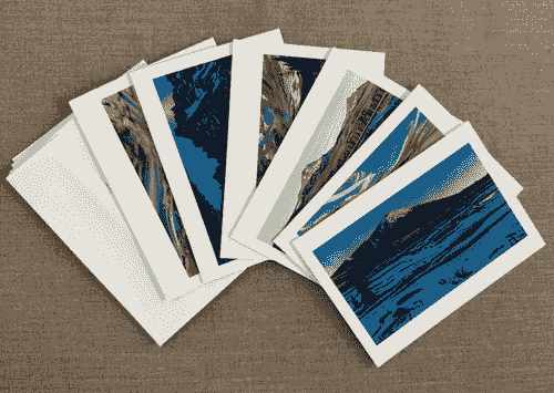 Oregon - Folded Notecard 6 pack