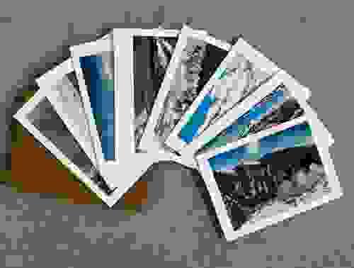 Winter Folded Note Card 8 pack