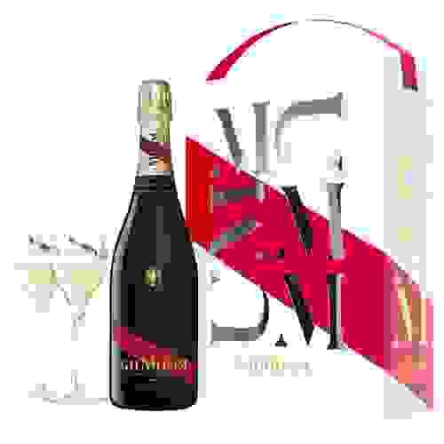 Coffret Champagne et flûtes Cordon Rouge Mumm®