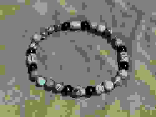 Picture Jasper Stretch Bracelet