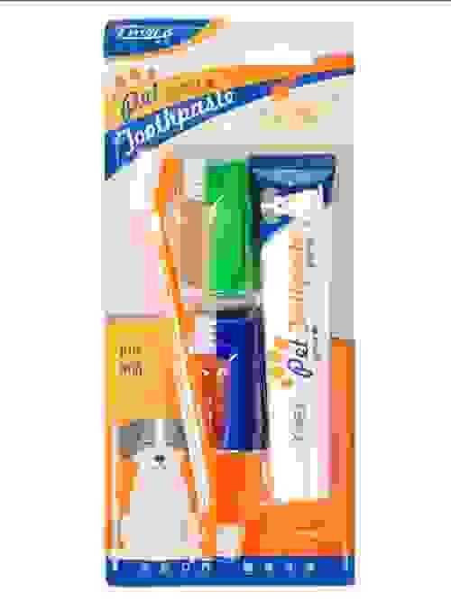 PET TOOTHPASTE WITH TOOTHBRUSH 