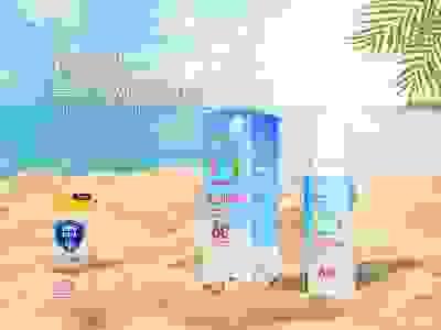 日本製。草莓清爽防曬噴霧