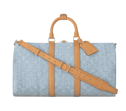 Louis Vuitton Keepall denim canvas 45 
