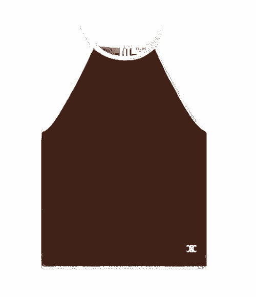 CELINE DÉBARDEUR TRIOMPHE JERSEY VELOURS