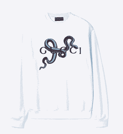 Gucci snake sweater white 