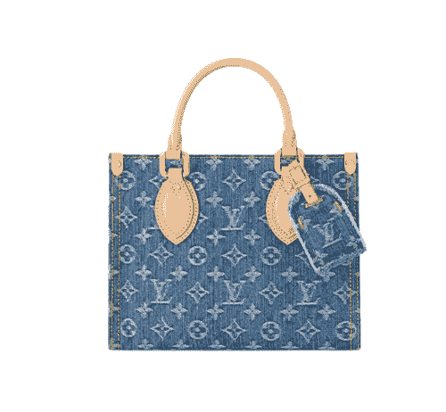 LOUIS VUITTON Cabas OnTheGo PM Toile Monogram Denim