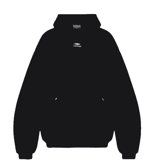 Balenciaga hoodie black 100% fleece