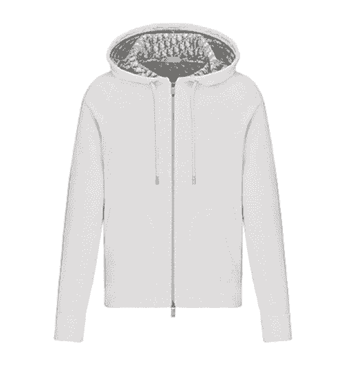 Dior sweat shirt a capuche white 