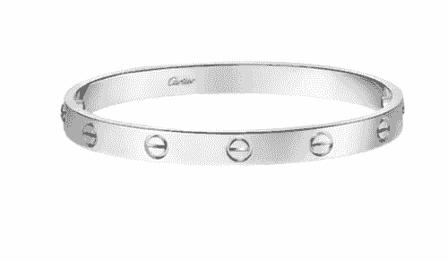 Cartier LOVE bracelet, classic model silver