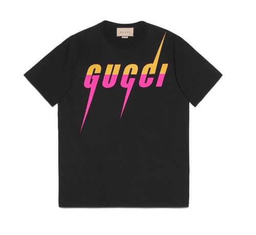 GUCCI Blade Brand-Print Cotton T-Shirt