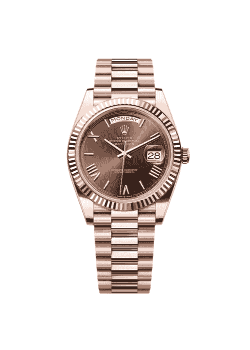 Rolex Day-Date Chocolate Roman Dial 40mm 