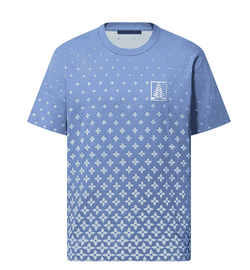 Louis Vuitton cotton t-shirt degrader monogram 