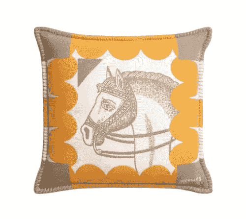 HERMES COUSIN CHEVAL JAUNE 