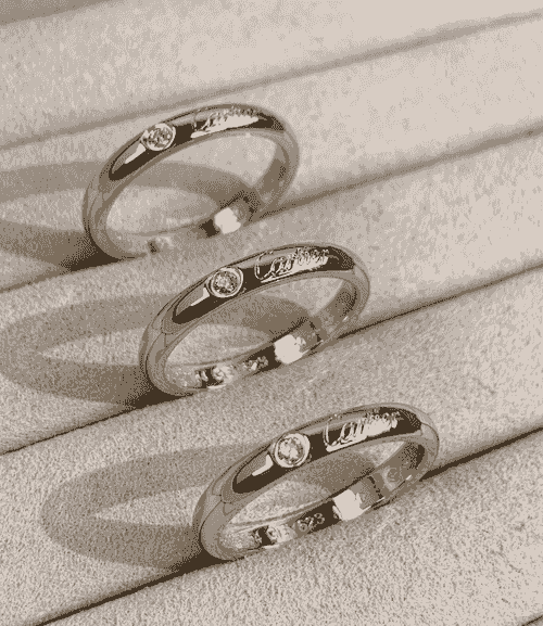 Cartier alliance 3,5mm 1 diamand 