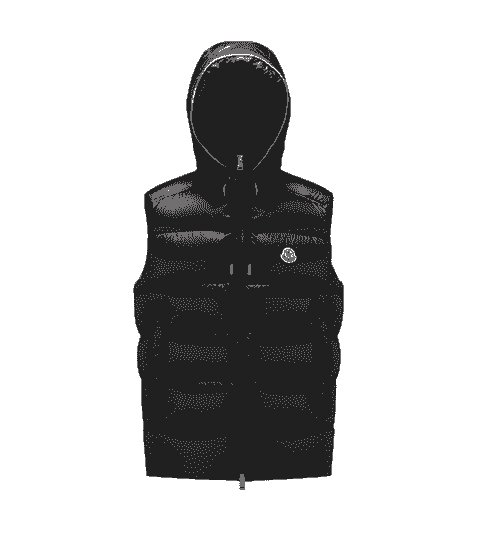 Moncler Luiro Vest short sleeve black 
