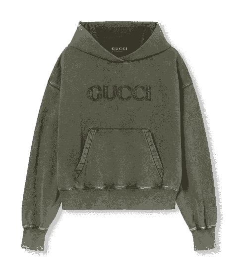 Gucci hoodie kaki 