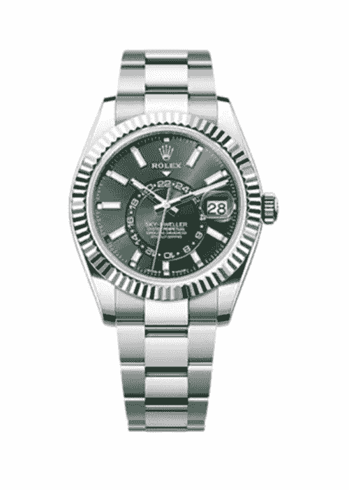 Rolex Sky-Dweller green dial 42mm