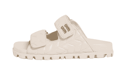 Miu Miu Claquettes à Design Matelassé 