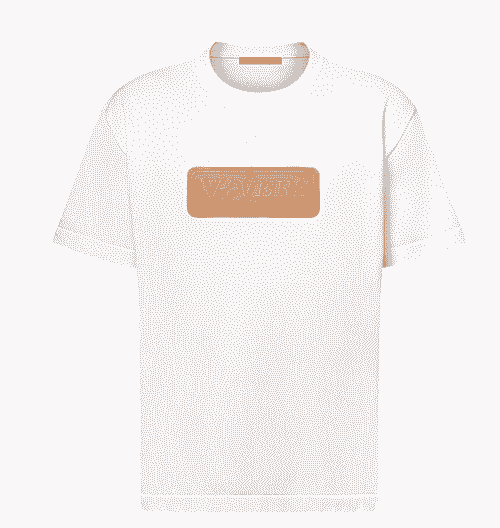 VVN Patch Short-Sleeved Cotton Crewneck 