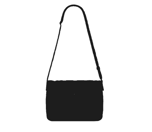 YSL NIKI small messenger in ECONYL YSL
