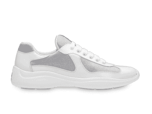 Prada baskets America's Cup white detail 