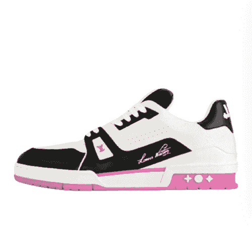 LV Trainer Sneaker PINK DETAIL 