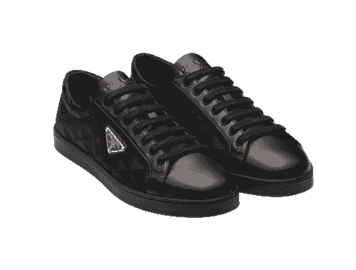 PRADA Leather and Re-Nylon sneakers
