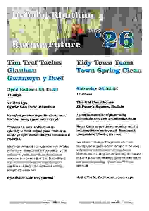 28.03.26 Tîm Tref Taclus ® Tidy Town Team