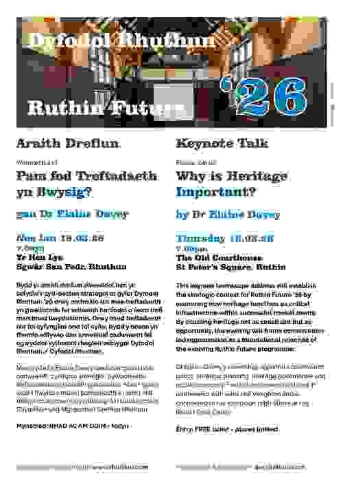 19.03.26 - Araith Dreflun ® Keynote Talk