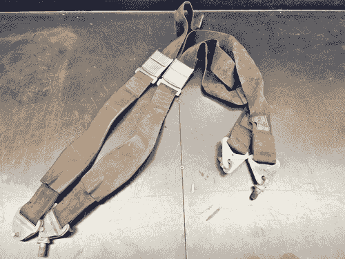 Item #61 1964 1965 Ford Deluxe Seat Belts Mustang Fairlane Galaxie Mercury one pair