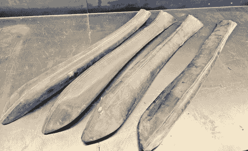 Item #64 Share 1955 1956 1957 Thunderbird, Padded Armrests 4 pieces