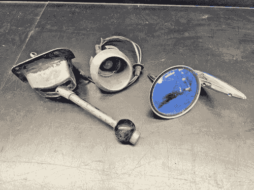 Item #62 1955-56 Thunderbird BUNDLE OF PARTS AS PICTURED
