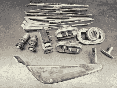 Item #63 1955-56 Thunderbird BUNDLE OF PARTS AS PICTURED